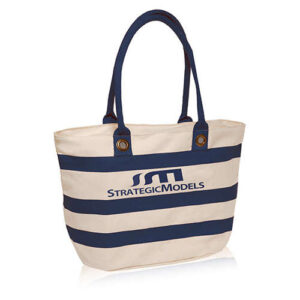 Striped Sailor Canvas Tote Bags