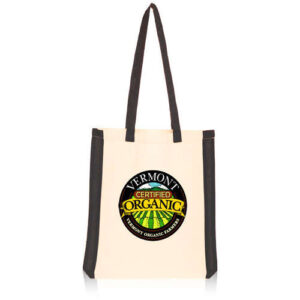 Side Stripes Cotton Tote Bags