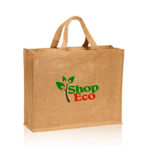 Large Jute Tote Bag