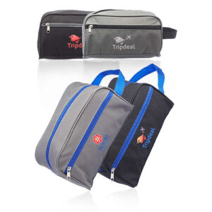 Travel Two Tone Toiletry Bags with Handle