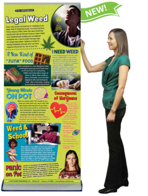 Legal Weed – Life Up In Smoke Retractable Banner