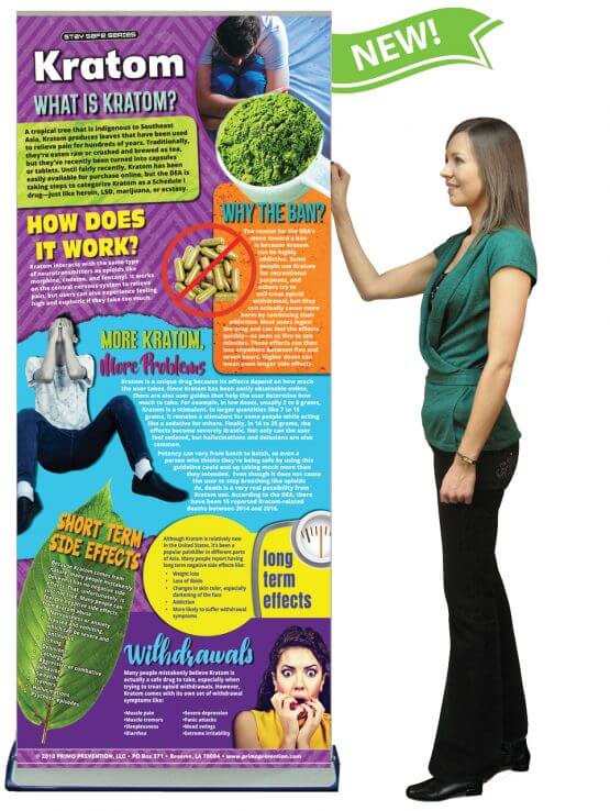 Kratom Retractable Banner w/stand Kratom Retractable Banner w/stand