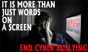Bullying Prevention Banner (Customizable): End Cyber Bullying