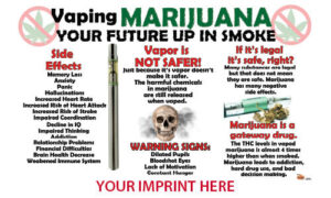Vaping Prevention Banner (Customizable): Vaping Marijuana