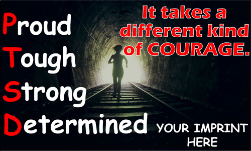Military Banner (Customizable): PTSD Military Banner (Customizable): PTSD