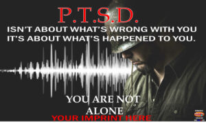 Military Banner (Customizable): PTSD