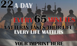 Military Banner (Customizable): Every Life Matters