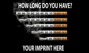 Tobacco Prevention Banner (Customizable): How Long Do You Have?