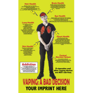 Vaping Prevention Banner (Customizable): Vaping: A Bad Decision