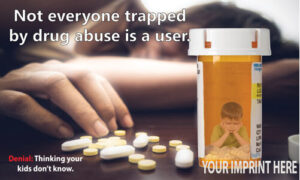 Drug Prevention Banner (Customizable): Not Everyone Trapped By Drug Abuse…