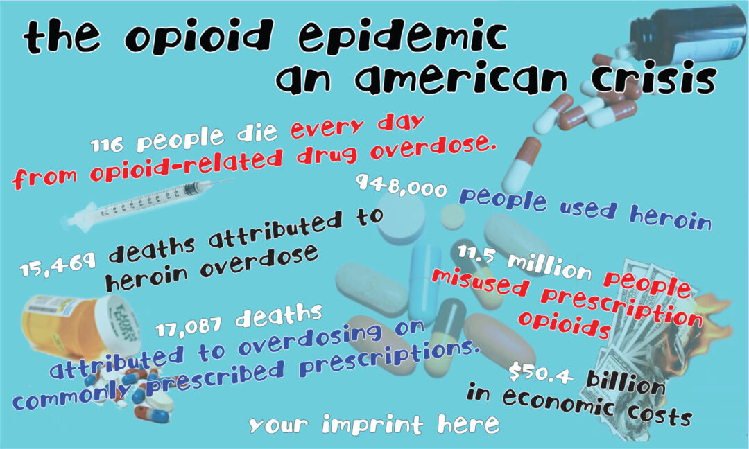 Drug Prevention Banner (Customizable): The Opioid Epidemic An American Crisis