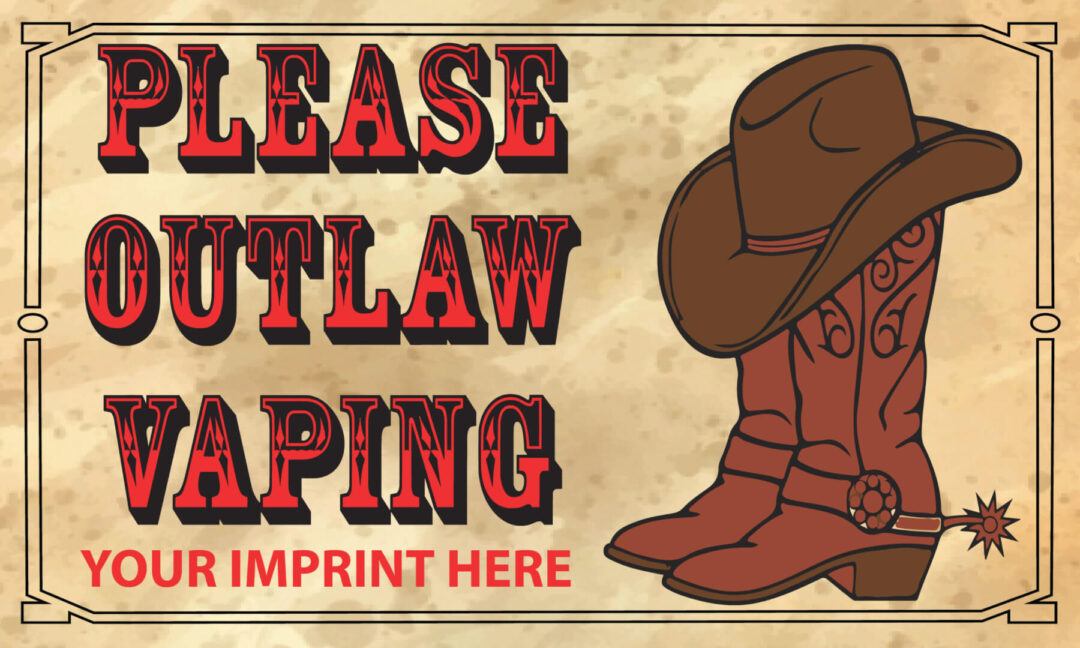 Vaping Prevention Banner (Customizable): Please Outlaw Vaping