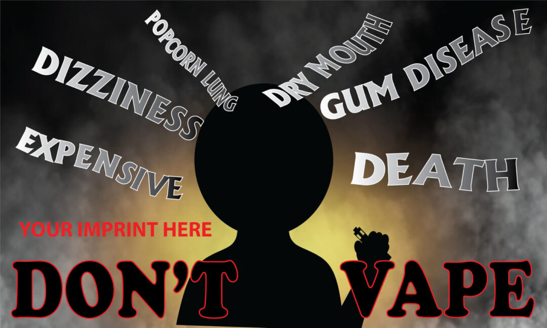 Vaping Prevention Banner (Customizable): Don’t Vape