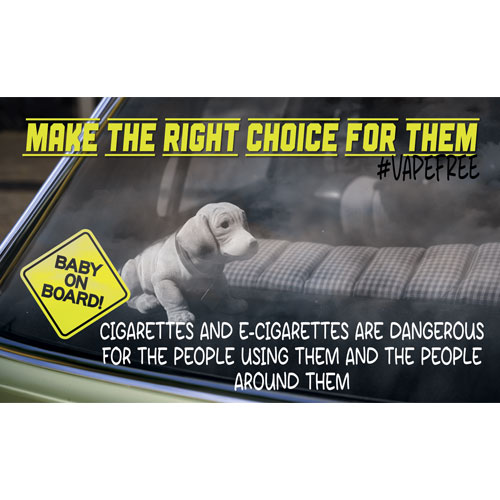 Vaping Prevention Banner (Customizable): Make The Right Choice For Them Vaping Prevention Banner (Customizable): Make The Right Choice For Them
