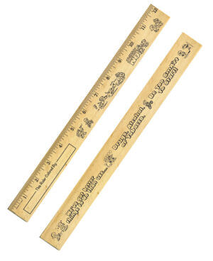 Just Say No Color-Me Double-Sided Ruler  (12 inch)