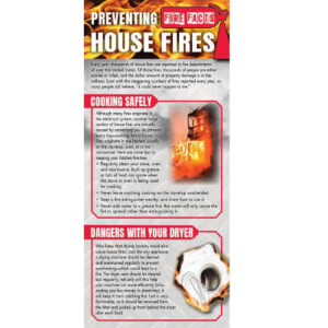 Fire Safety Rack Card: Preventing House Fires