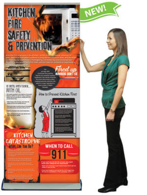 Kitchen Fire Safety & Prevention – Retractable Banner