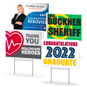 Corrugated Plastic Sign (12″ X 18″) – Full Color/1 Side- Customizable