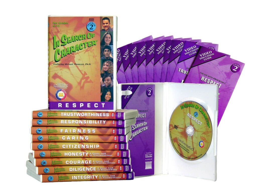 IN SEARCH OF CHARACTER : 10-PART VIDEO SERIES WITH PRINTABLE TEACHING GUIDE