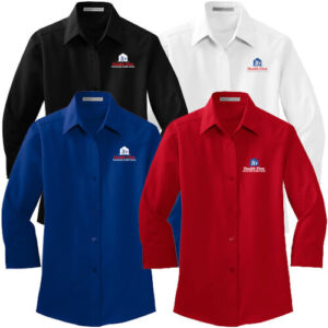 Health First Port Authority® Ladies 3/4-Sleeve Easy Care Shirt