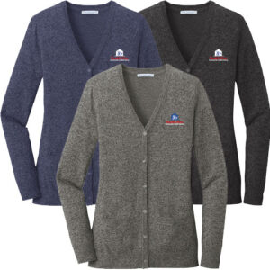 Health First Port Authority ® Ladies Easy Care Button Up Cardigan Sweater