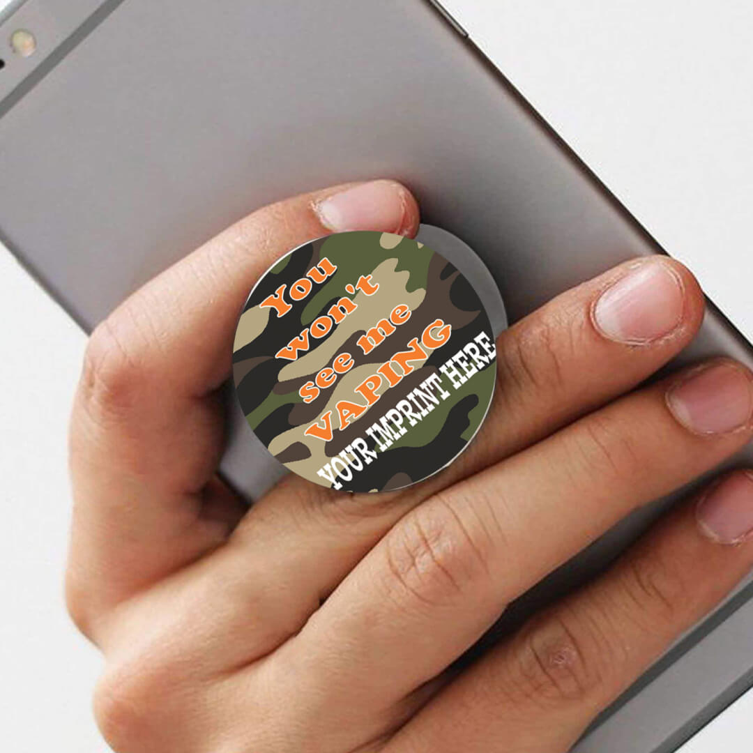 Vaping Prevention PopUp Phone Gripper (Customizable): You Won’t See Me VAPING Vaping Prevention PopUp Phone Gripper (Customizable): You Won’t See Me VAPING