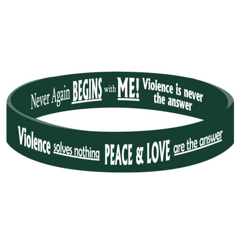 Never Again Begins With Me Bracelet