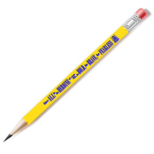 Above All Be The Heroine Pencil – Sold in Sets of 144 Above All Be The Heroine Pencil – Sold in Sets of 144