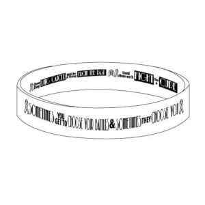 Lung Cancer Awareness Bracelet