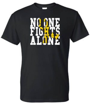 Cancer Awareness Shirt: No One Fights Alone