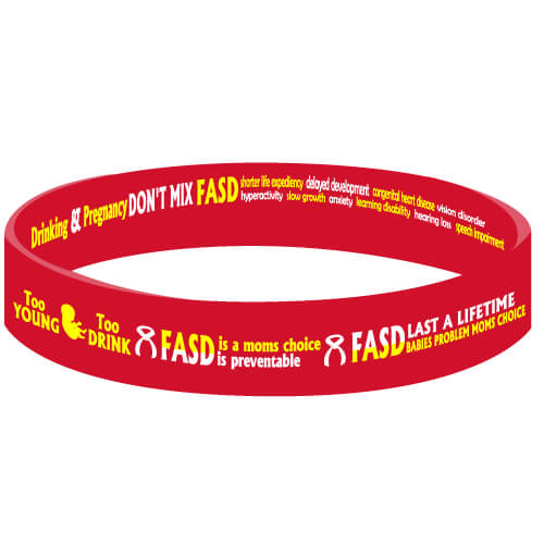 Drinking and Pregnancy Don’t MIX Bracelet Drinking and Pregnancy Don’t MIX Bracelet