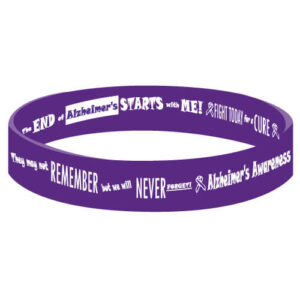 Alzheimers Awareness Bracelet
