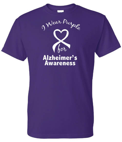 Alzheimer’s Awareness Shirt: I Wear Purple for Alzheimer’s Awareness Alzheimer’s Awareness Shirt: I Wear Purple for Alzheimer’s Awareness