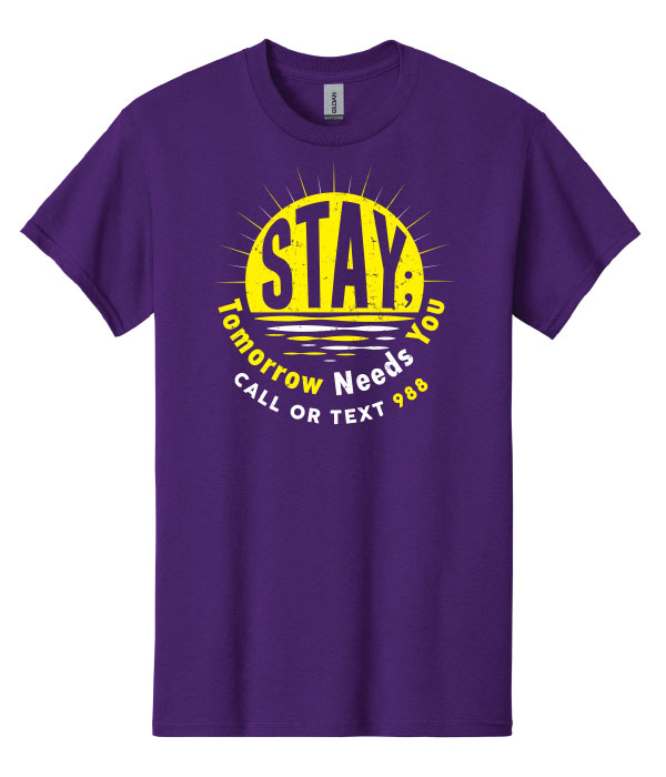 Mental Health Shirt: Stay Tomorrow Needs You – Customizable Mental Health Shirt: Stay Tomorrow Needs You – Customizable