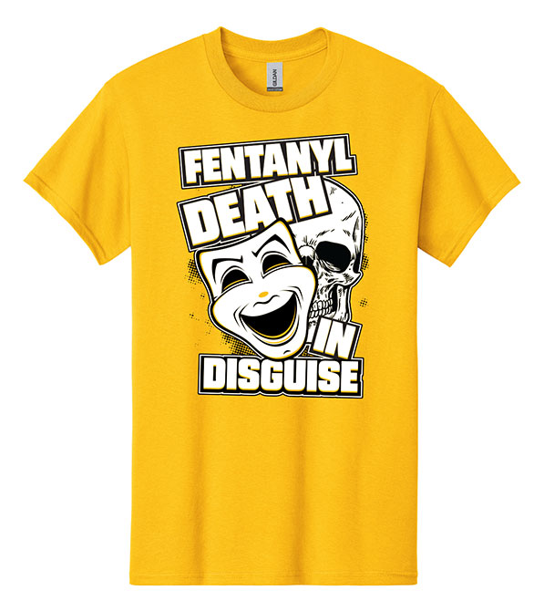 Fentanyl Prevention Shirt: Fentanyl Death In Disguise – Customizable Fentanyl Prevention Shirt: Fentanyl Death In Disguise – Customizable