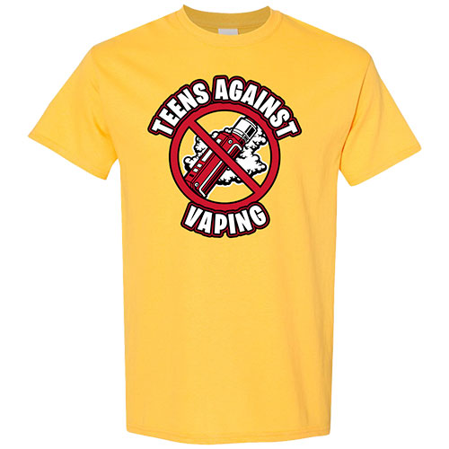 Vaping Prevention Shirt: Teens Against Vaping – Customizable Vaping Prevention Shirt: Teens Against Vaping – Customizable