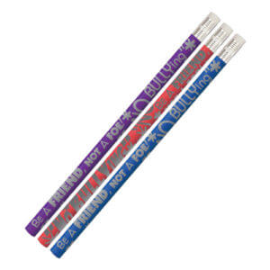 Pencils: Be A Friend, Not A Foe, No Bullying – Boxes of 144