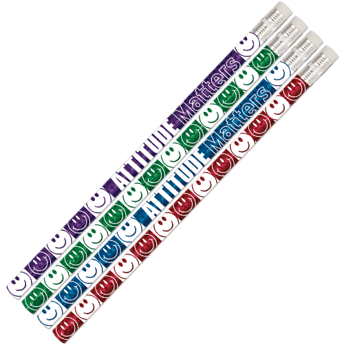 Pencils: Attitude Matters (Box of 144) Pencils: Attitude Matters (Box of 144)