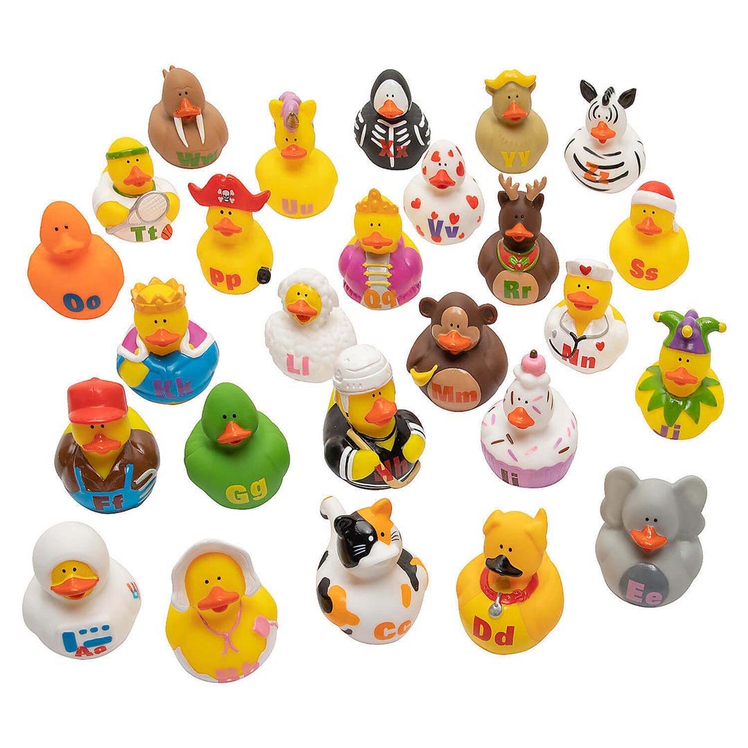 Rubber Ducks: ABCs – Set of 26
