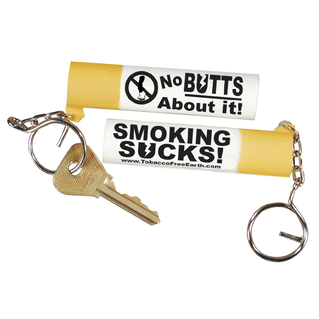 No Butts About It! Smoking Sucks! – Cigarette Stress Reliever Keychain