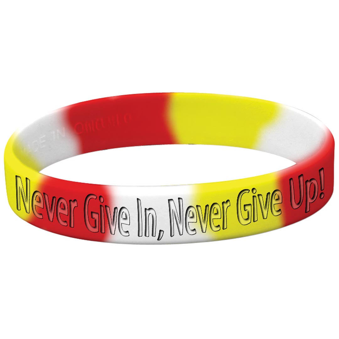 Never Give In, Never Give Up! Bracelet