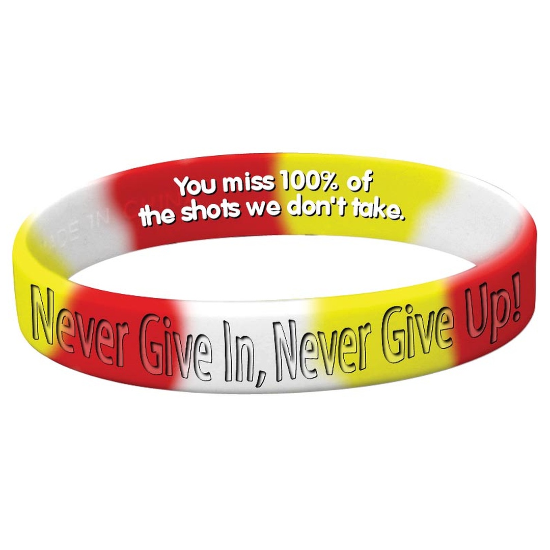 Never Give In, Never Give Up! Bracelet