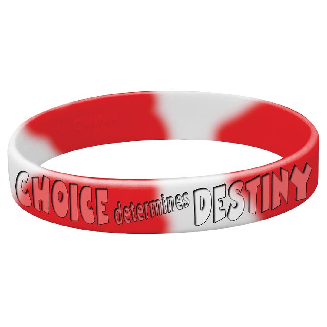 Choice Determines Destiny Silicone Bracelet