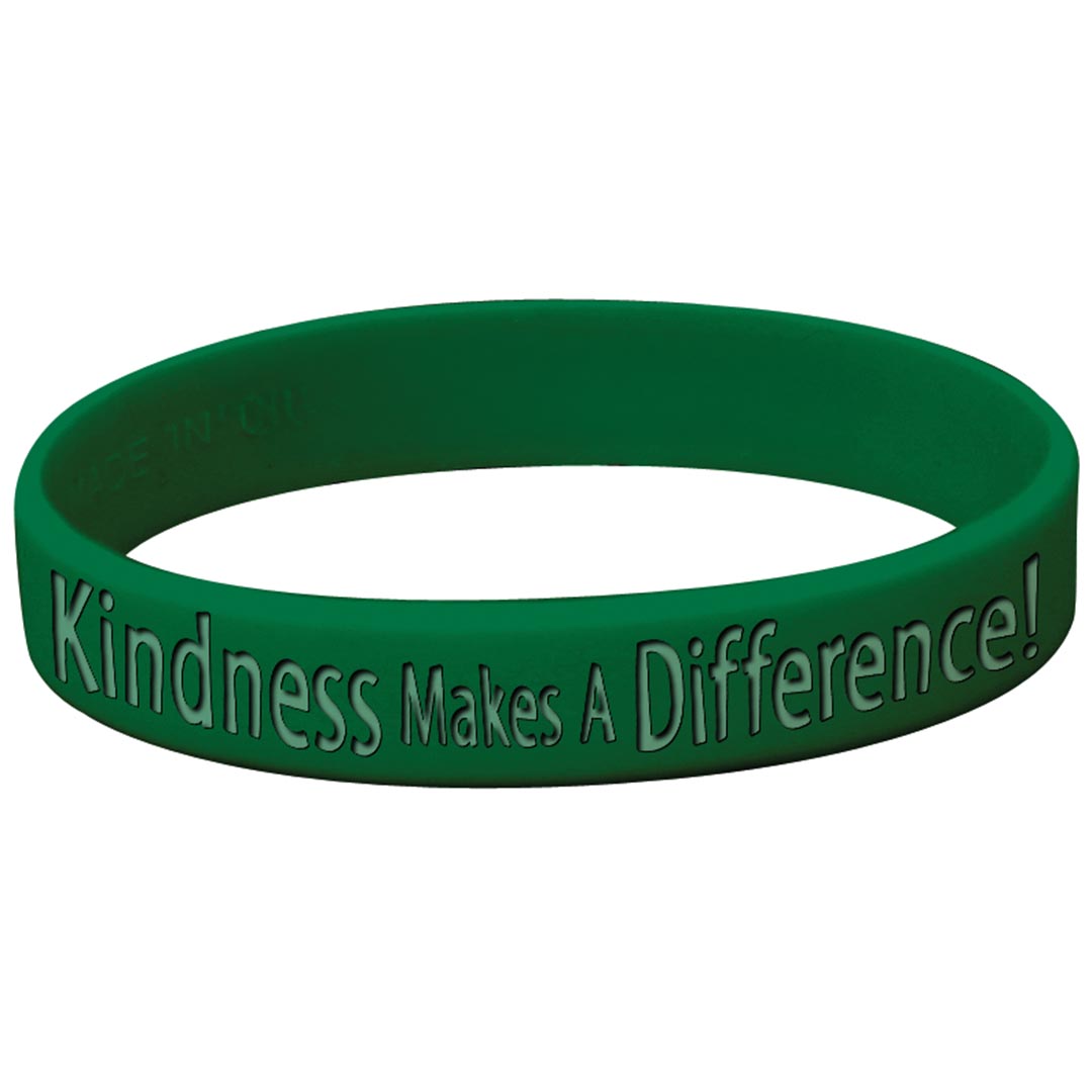Kindness Makes A Difference! Bracelet – Debossed