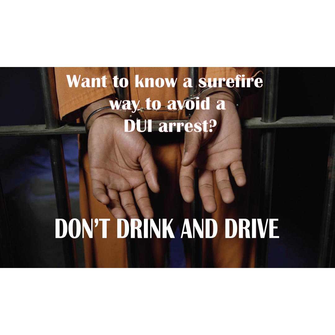 Drinking and Driving Banner (Customizable): Don't Drink And Drive