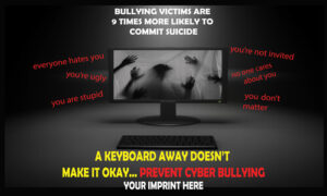 Bullying Prevention Banner (Customizable): A Keyboard Away Doesn’t Make It Okay