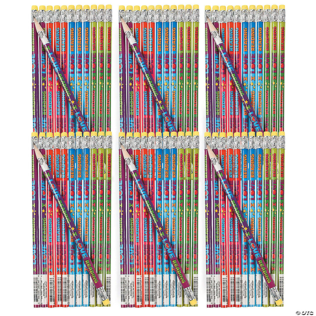Pencils: I Love Reading – Set of 144