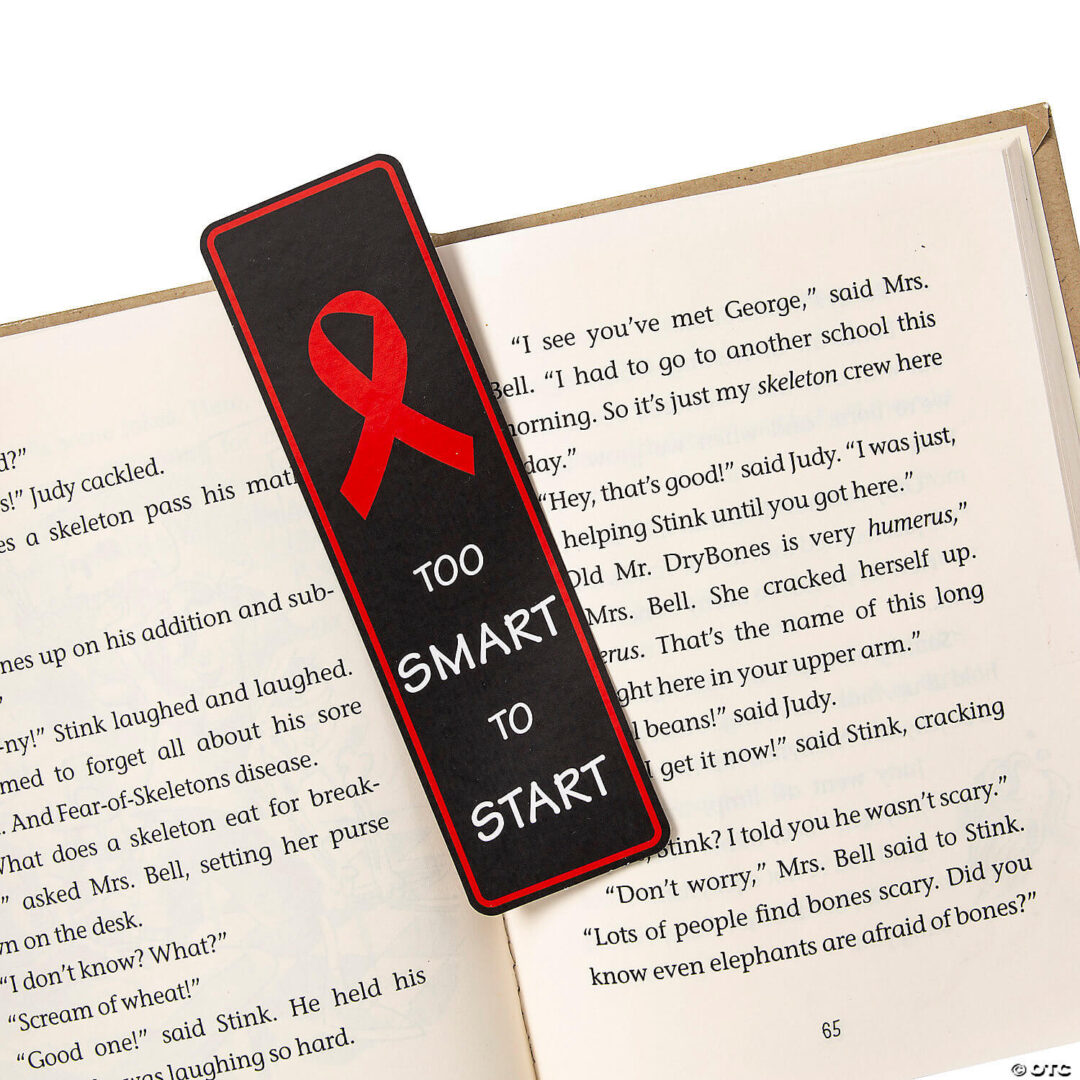 Red Ribbon Week Bookmarks – Set of 48