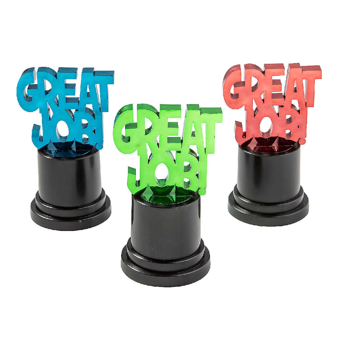 Trophies: Great Job – Set of 12