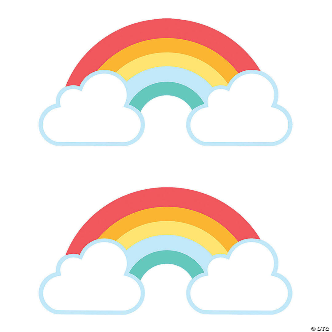 Bulletin Board Kit: Rainbows – Set of 48